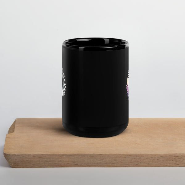 25 Year – Anniversary Black Glossy Mug