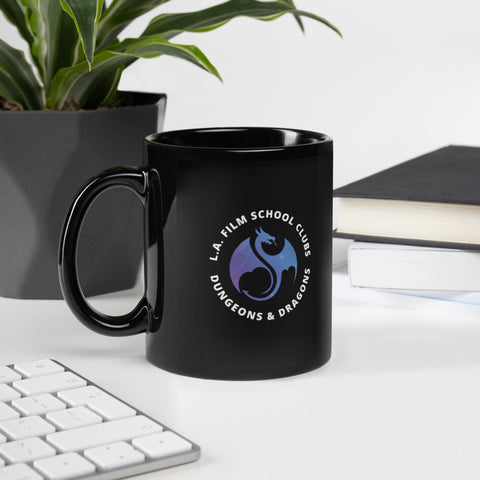 Student Clubs – Dungeons & Dragon Black Glossy Mug