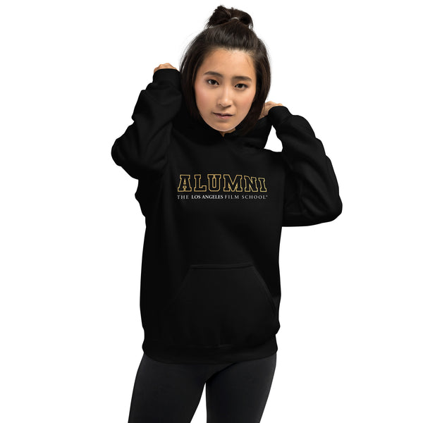 Alumni Text Line Metallic Unisex Hoodie