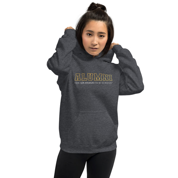 Alumni Text Line Metallic Unisex Hoodie
