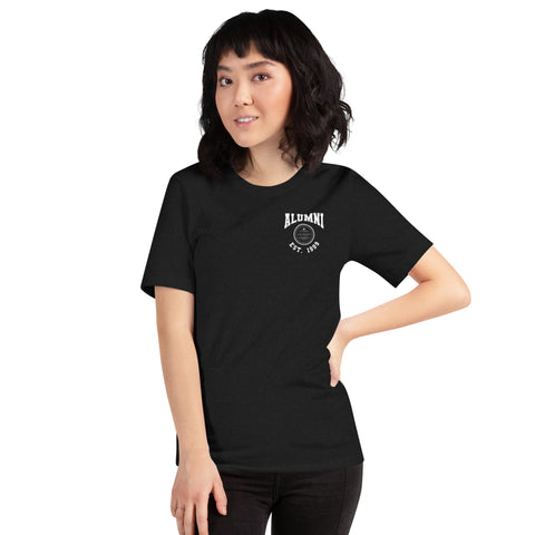 Alumni Seal Est. Front Pocket Unisex T-Shirt